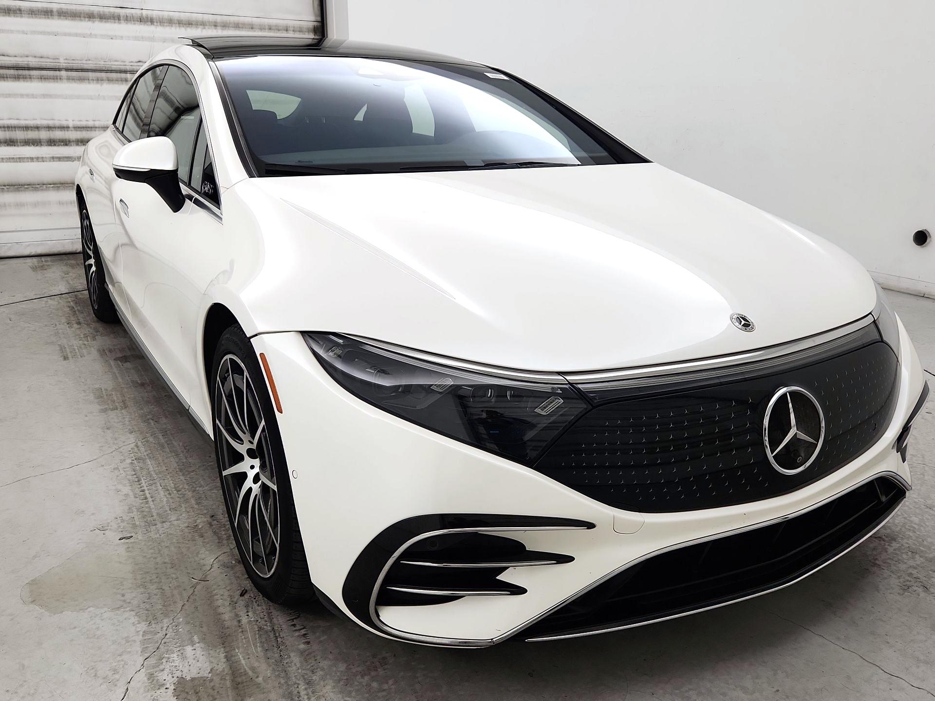 White 2023 Mercedes-Benz EQS Sedan All-Wheel Drive Automatic