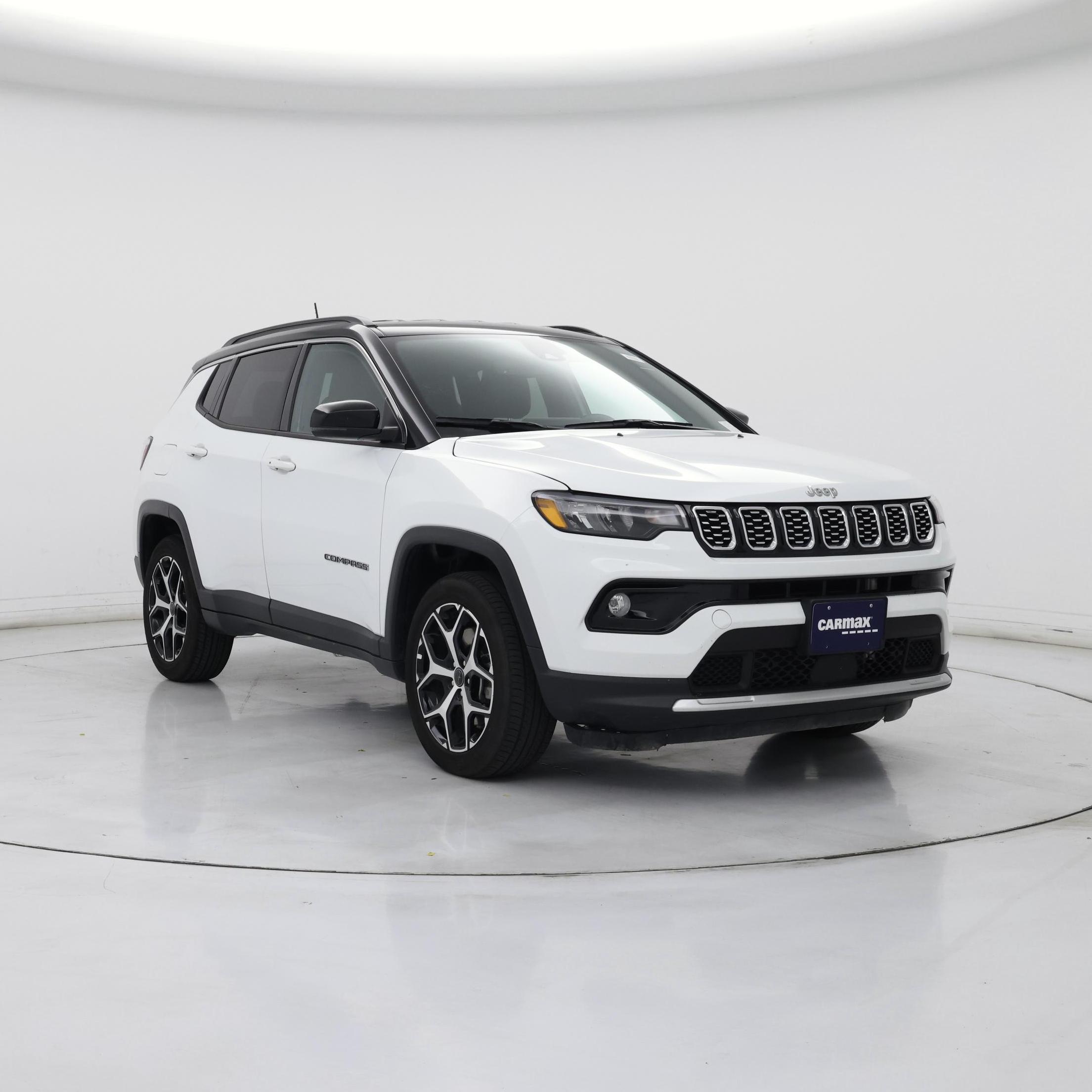White 2025 Jeep Compass SUV / Crossover Four-Wheel Drive Automatic