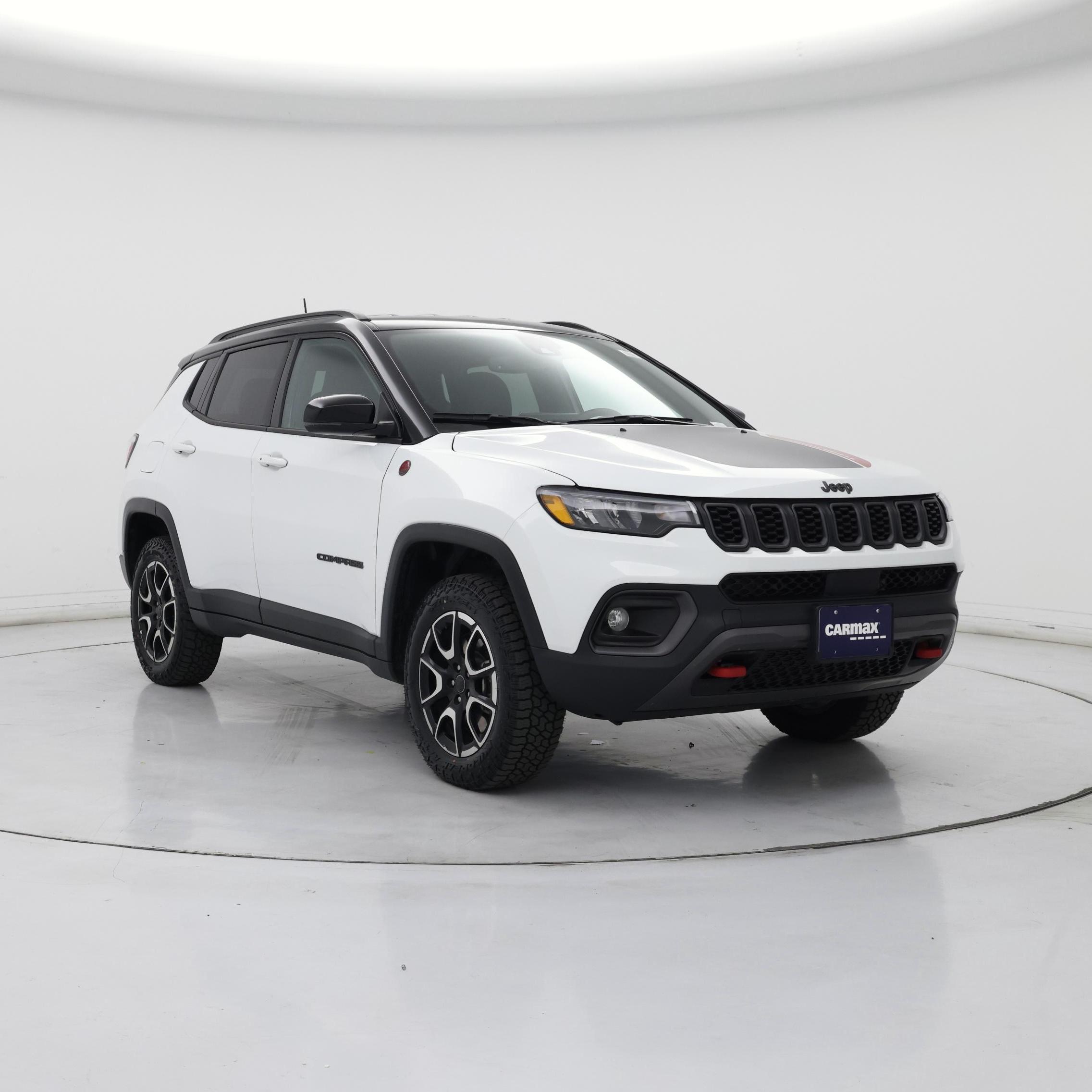 White 2025 Jeep Compass SUV / Crossover Four-Wheel Drive Automatic