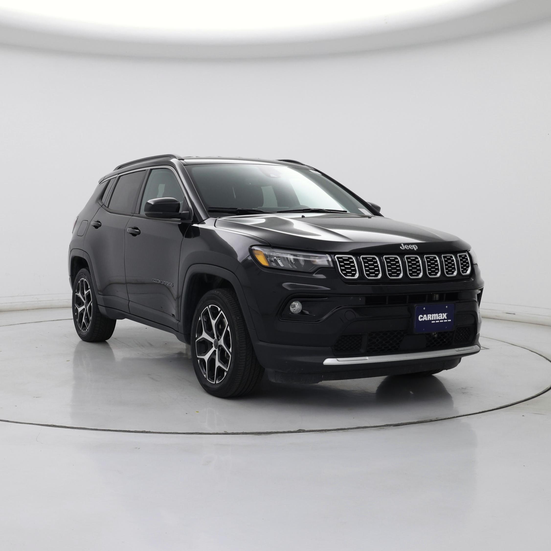 Black 2025 Jeep Compass SUV / Crossover Four-Wheel Drive Automatic