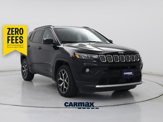 Black 2025 Jeep Compass SUV / Crossover Four-Wheel Drive Automatic