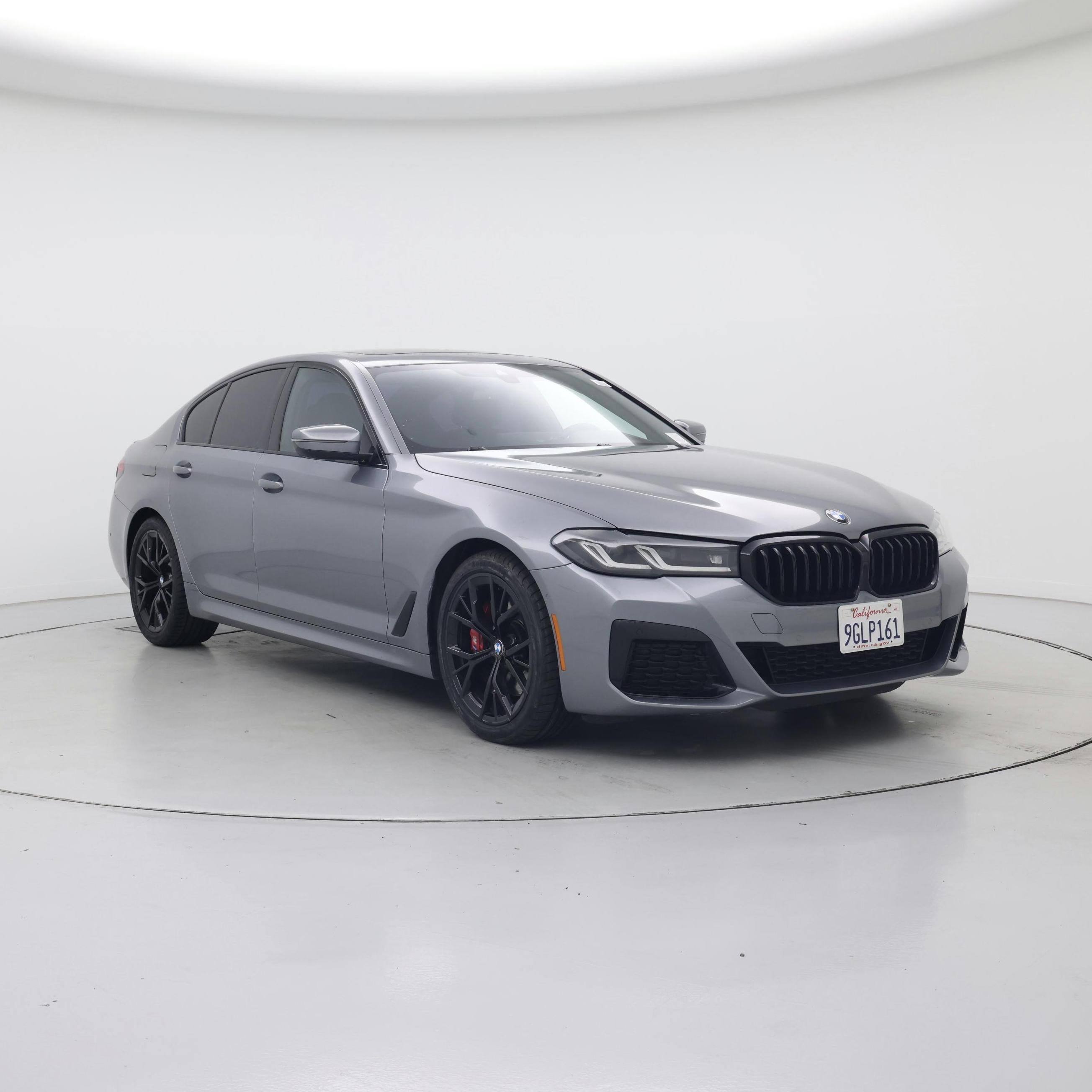 Gray 2023 BMW 5 Series Sedan Rear-Wheel Drive Automatic