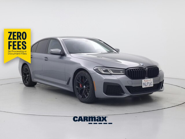 Gray 2023 BMW 5 Series Sedan Rear-Wheel Drive Automatic