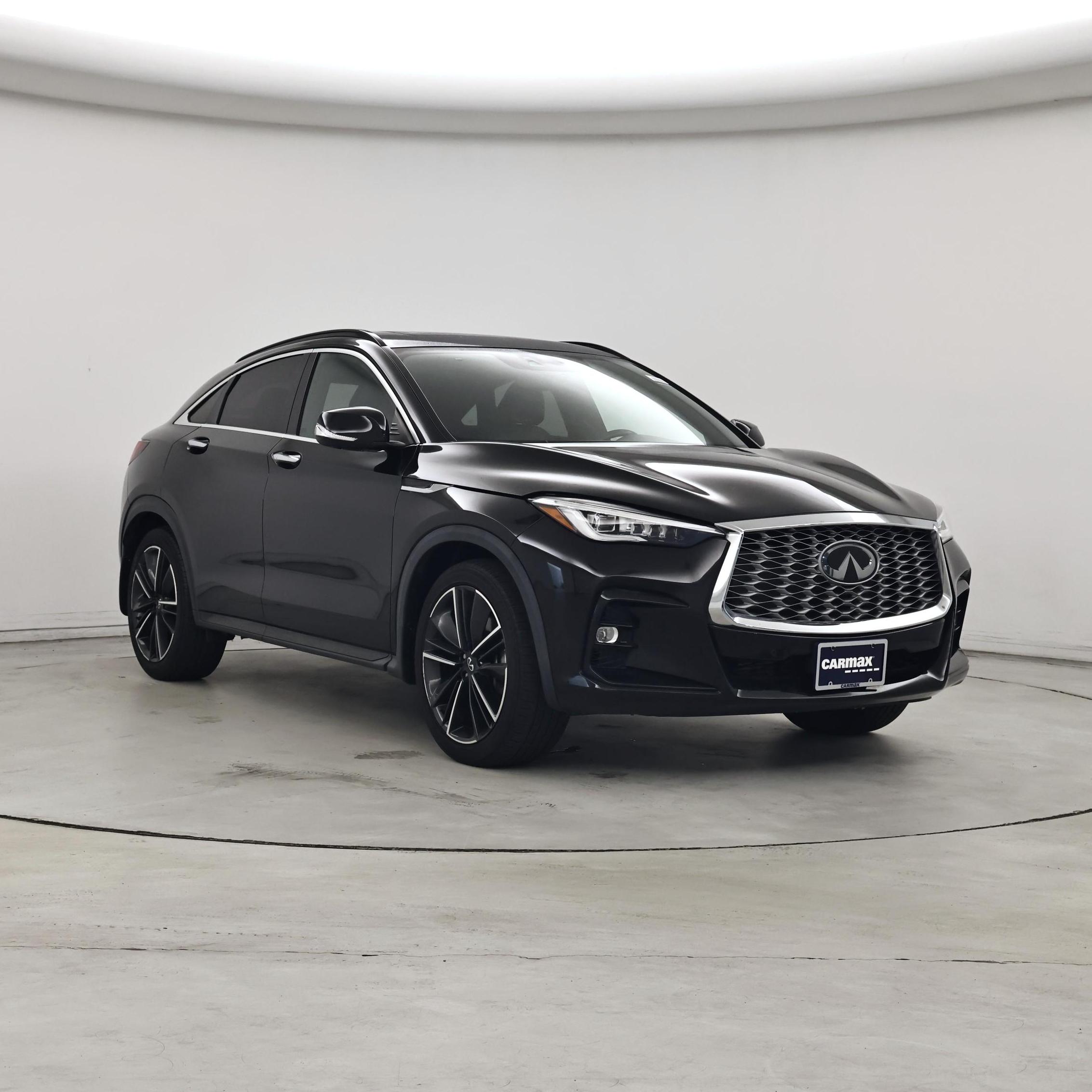 Black 2023 INFINITI QX55 SUV / Crossover All-Wheel Drive Automatic