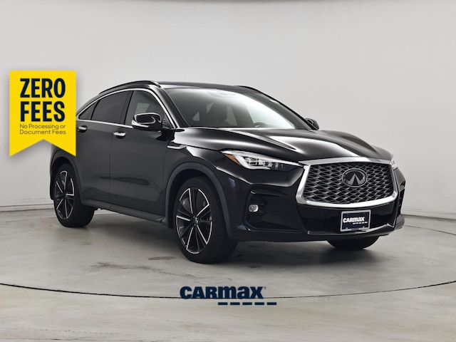 Black 2023 INFINITI QX55 SUV / Crossover All-Wheel Drive Automatic