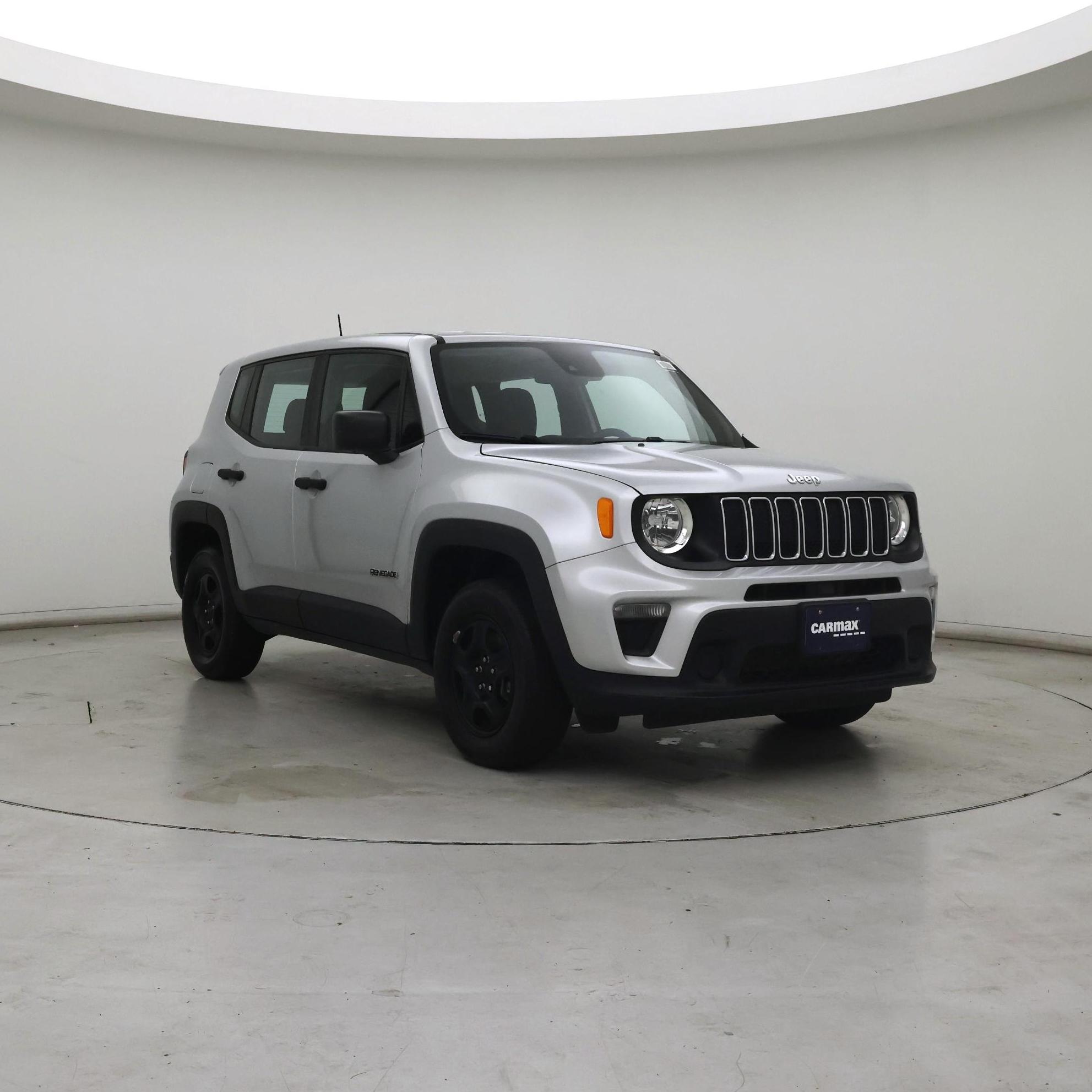 Silver 2021 Jeep Renegade SUV / Crossover Four-Wheel Drive Automatic