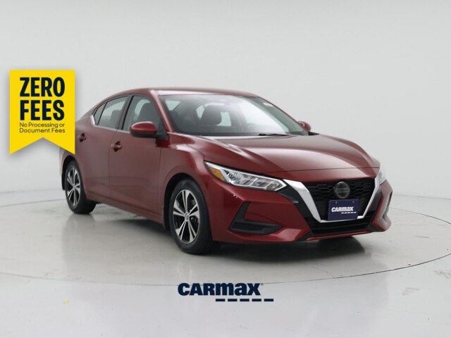 Red 2023 Nissan Sentra Sedan Front-Wheel Drive Automatic