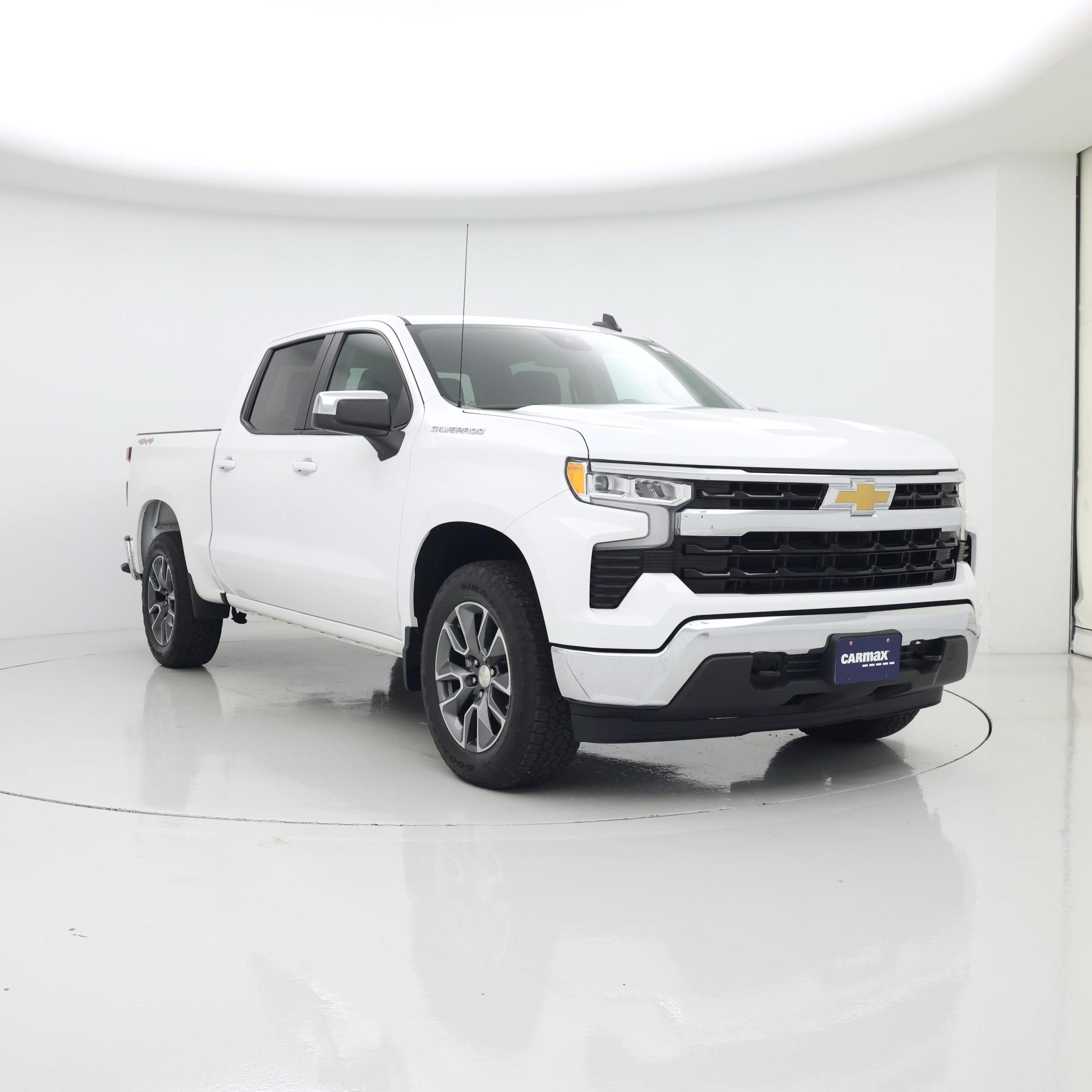 White 2024 Chevrolet Silverado 1500 Pickup Truck Four-Wheel Drive Automatic