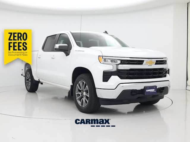 White 2024 Chevrolet Silverado 1500 Pickup Truck Four-Wheel Drive Automatic