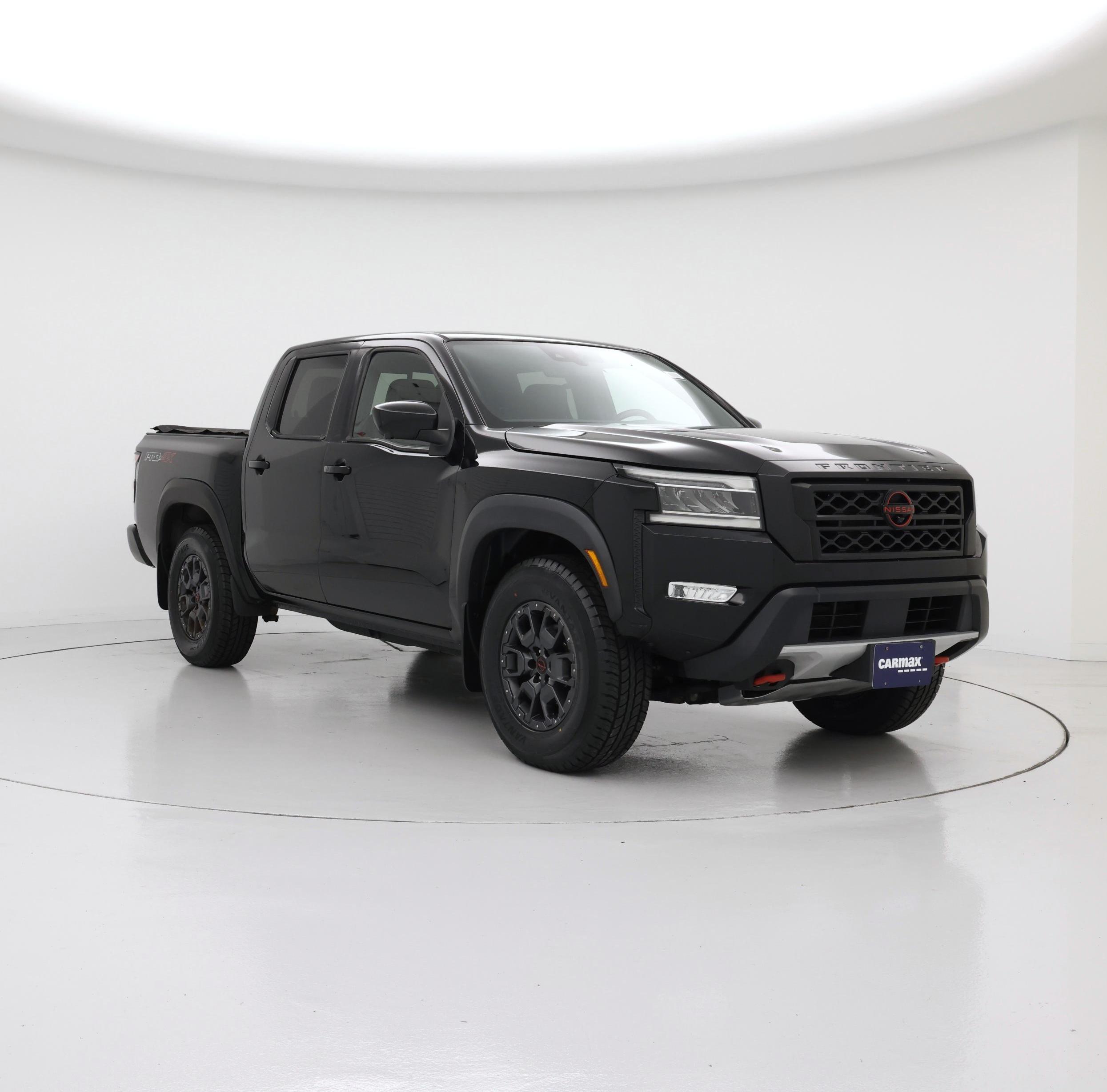 Black 2023 Nissan Frontier Pickup Truck Four-Wheel Drive Automatic