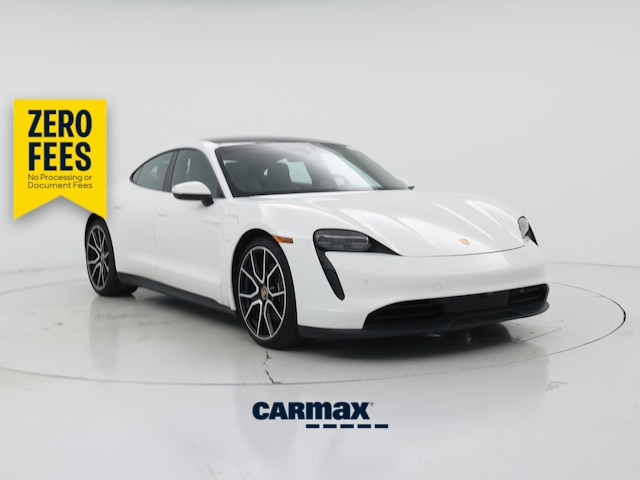 White 2022 Porsche Taycan Sedan Rear-Wheel Drive Automatic