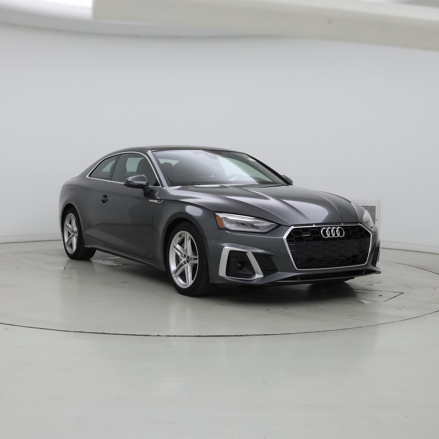 Gray 2022 Audi A5 Coupe All-Wheel Drive Automatic