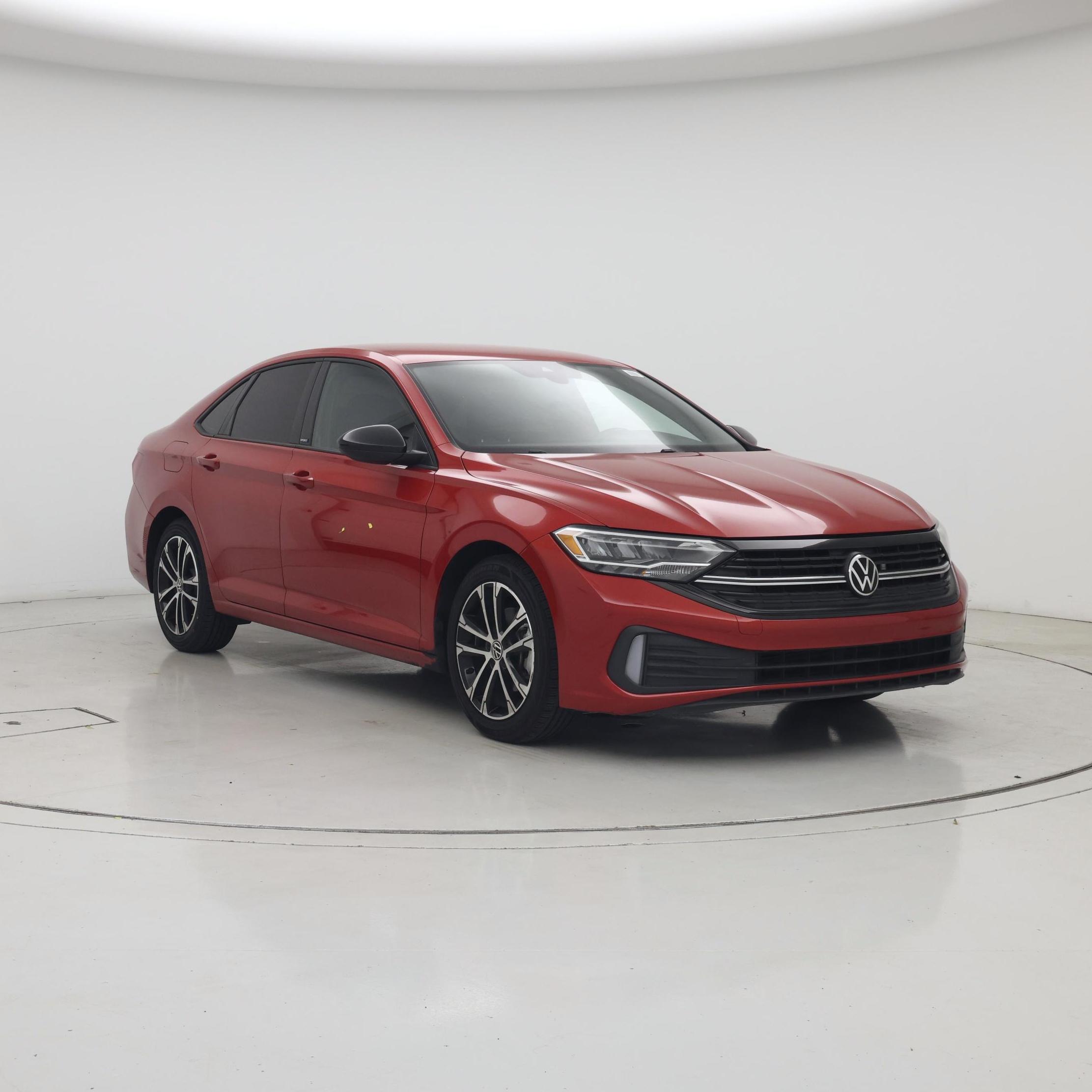 Red 2024 Volkswagen Jetta Sedan Front-Wheel Drive Automatic