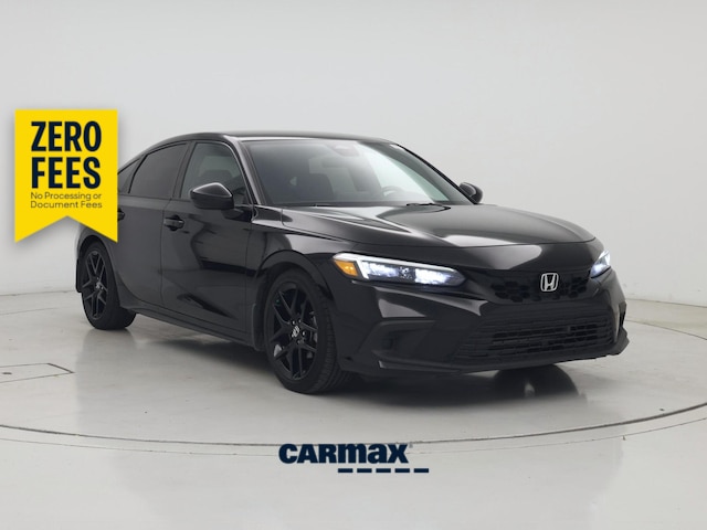 Black 2024 Honda Civic Hatchback Hatchback Front-Wheel Drive Automatic