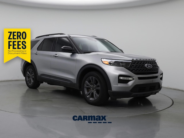 Silver 2023 Ford Explorer SUV / Crossover Rear-Wheel Drive Automatic