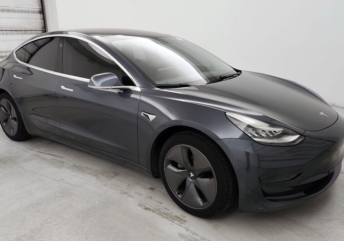 2020 Tesla Model 3 Standard Range Plus in Gray — CarMax photo