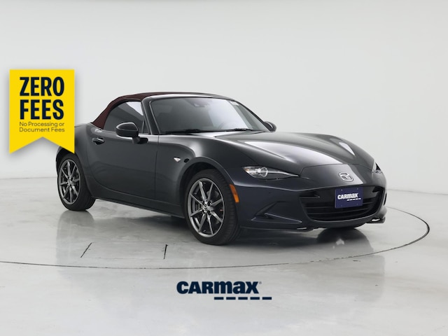 Black 2018 Mazda MX-5 Miata Convertible Rear-Wheel Drive Automatic