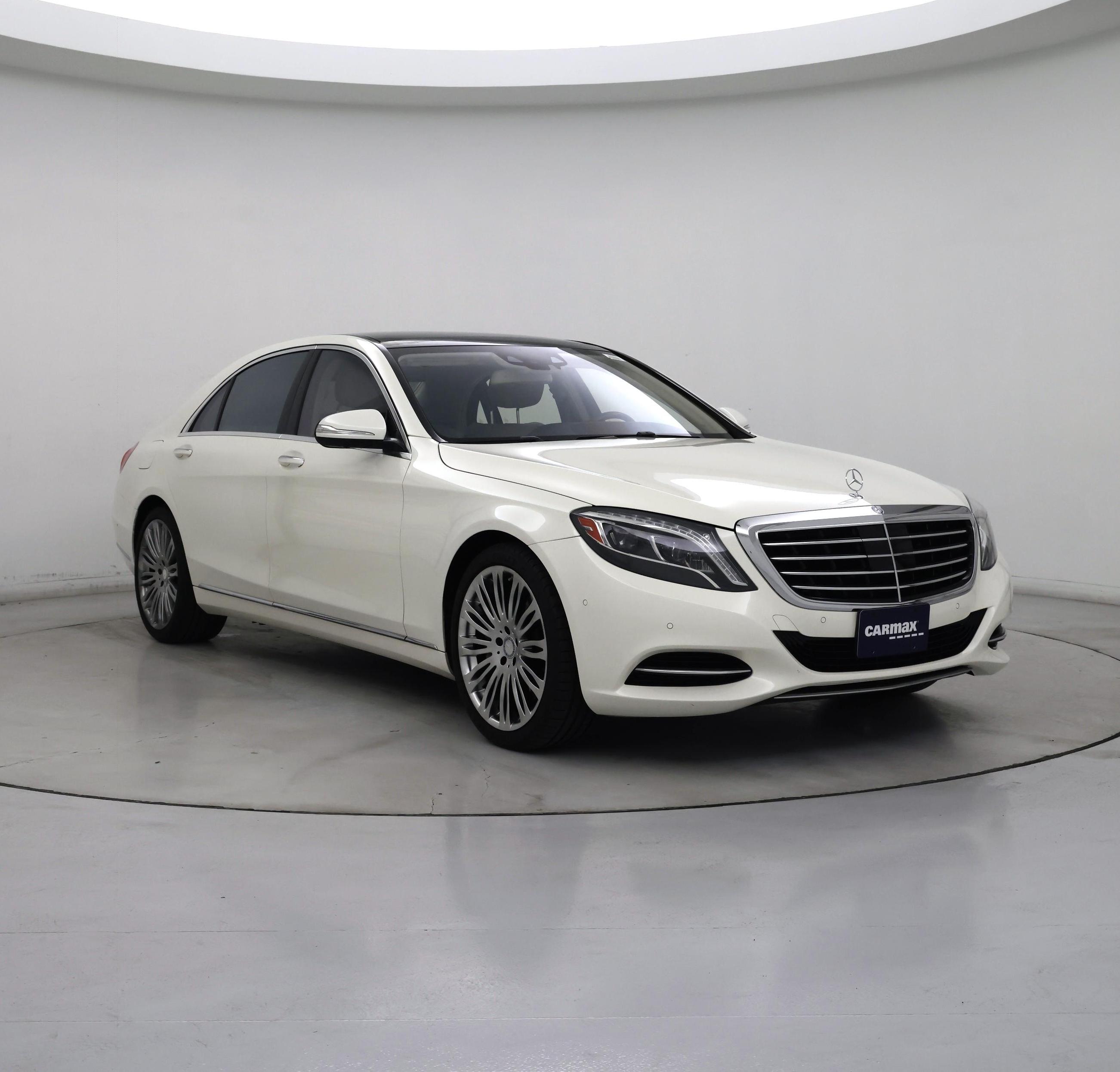 White 2016 Mercedes-Benz S-Class Sedan Rear-Wheel Drive Automatic