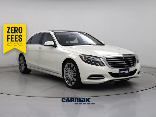 White 2016 Mercedes-Benz S-Class Sedan Rear-Wheel Drive Automatic