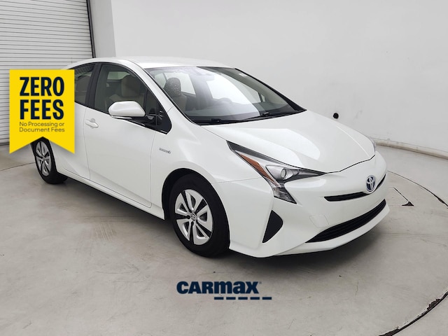 White 2016 Toyota Prius Hatchback Front-Wheel Drive Automatic
