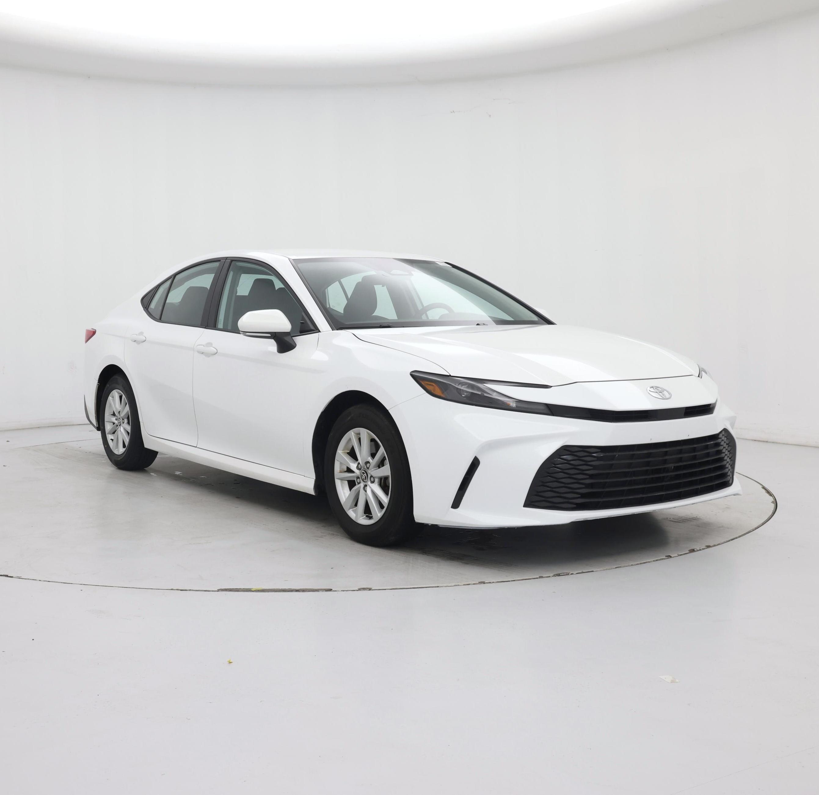 White 2025 Toyota Camry Sedan Front-Wheel Drive Automatic