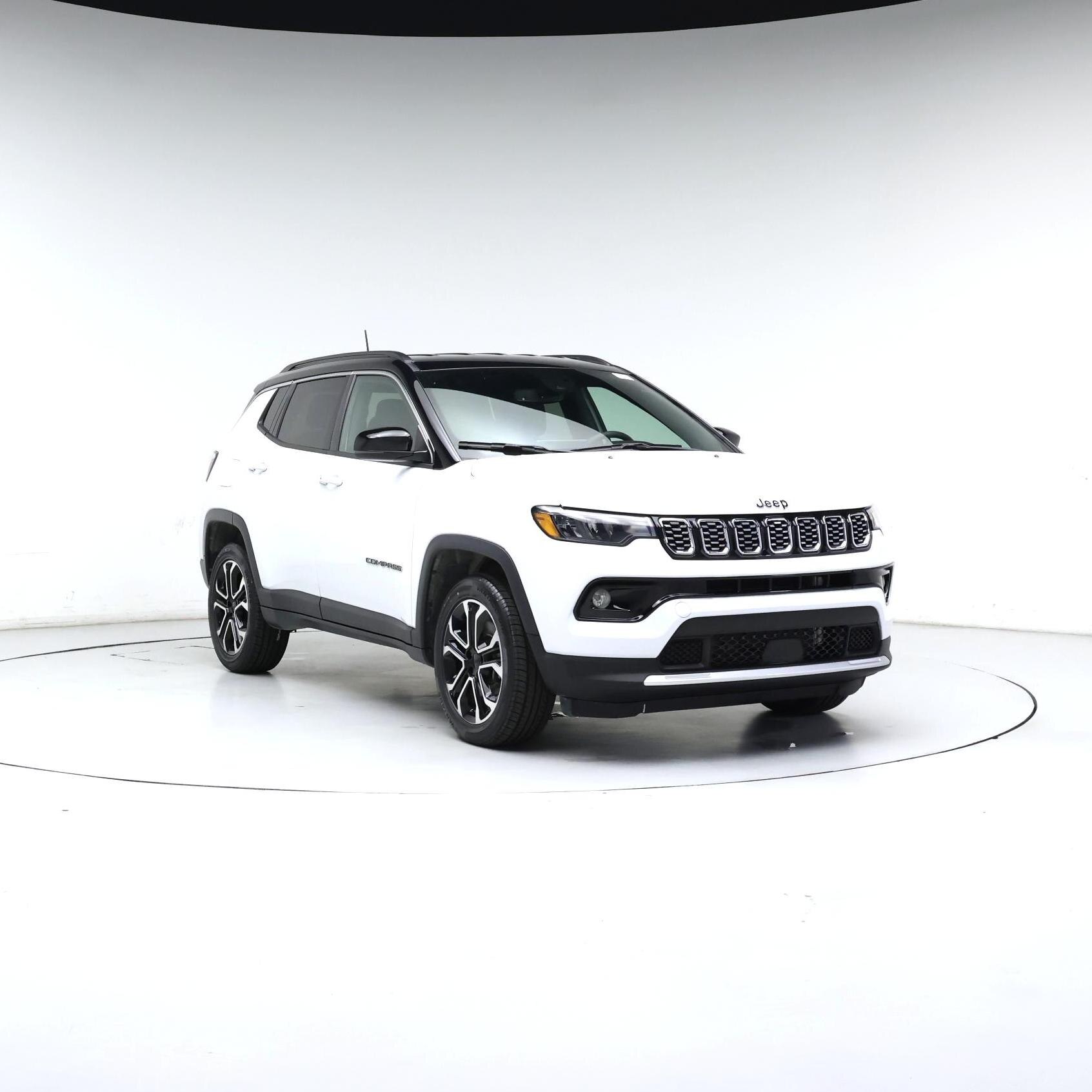 White 2023 Jeep Compass SUV / Crossover Four-Wheel Drive Automatic