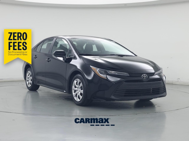 Black 2025 Toyota Corolla Sedan Front-Wheel Drive Automatic