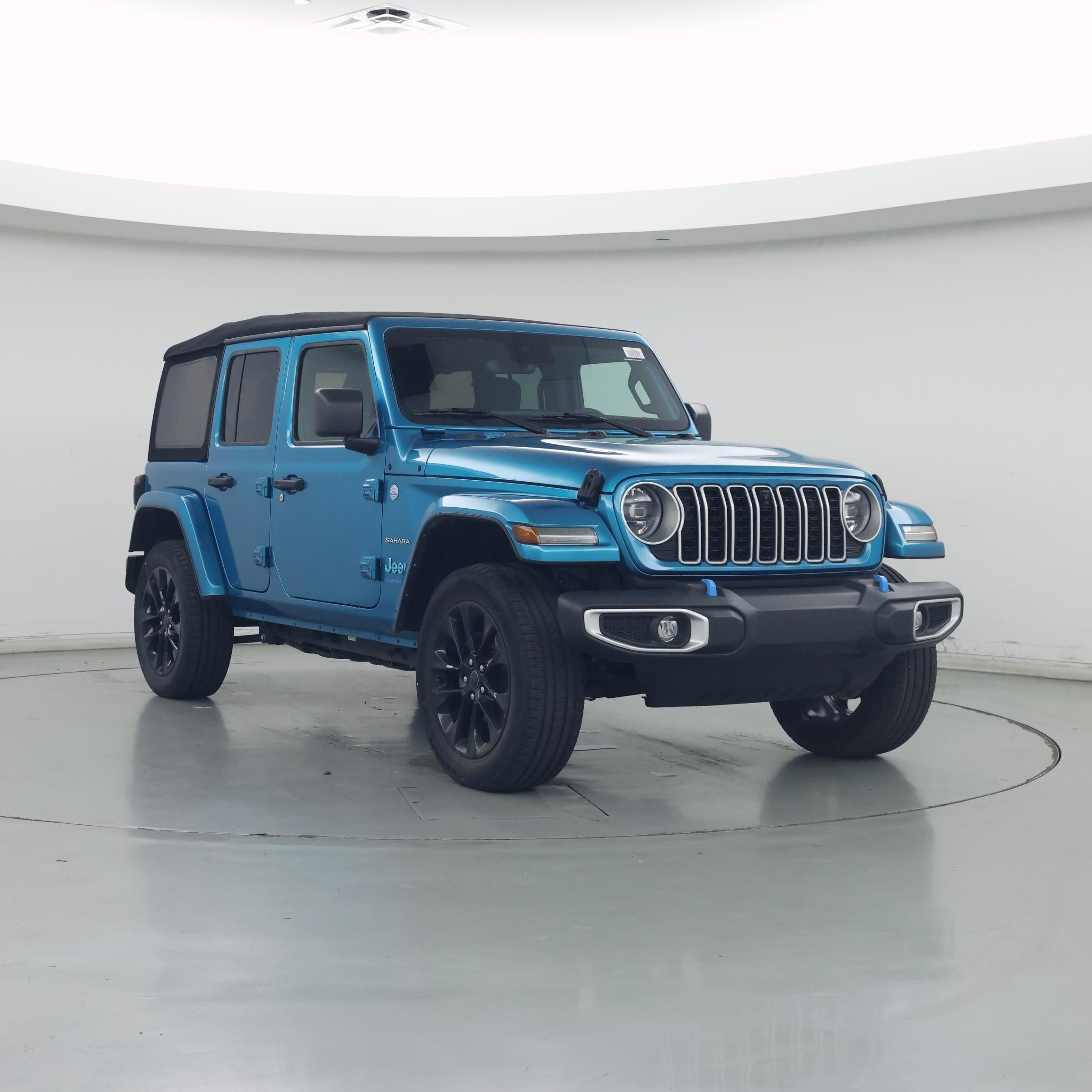 Blue 2024 Jeep Wrangler 4xe SUV / Crossover Four-Wheel Drive Automatic