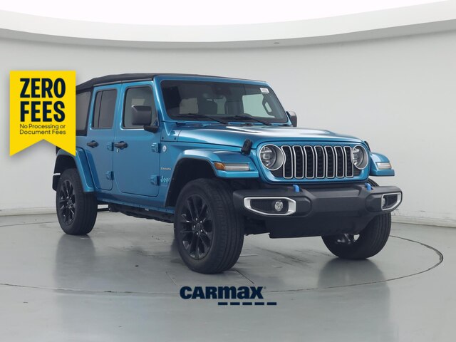 Blue 2024 Jeep Wrangler 4xe SUV / Crossover Four-Wheel Drive Automatic