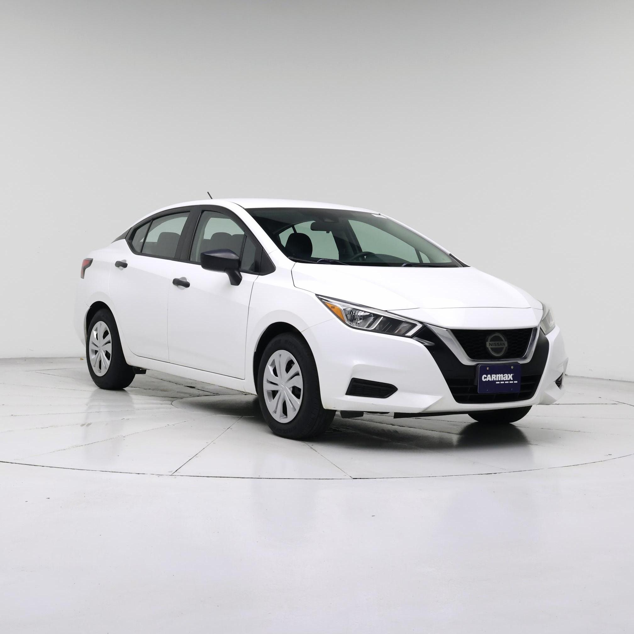 White 2021 Nissan Versa Sedan Front-Wheel Drive Automatic