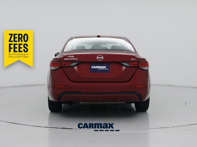 Red 2024 Nissan Sentra Sedan Front-Wheel Drive Automatic