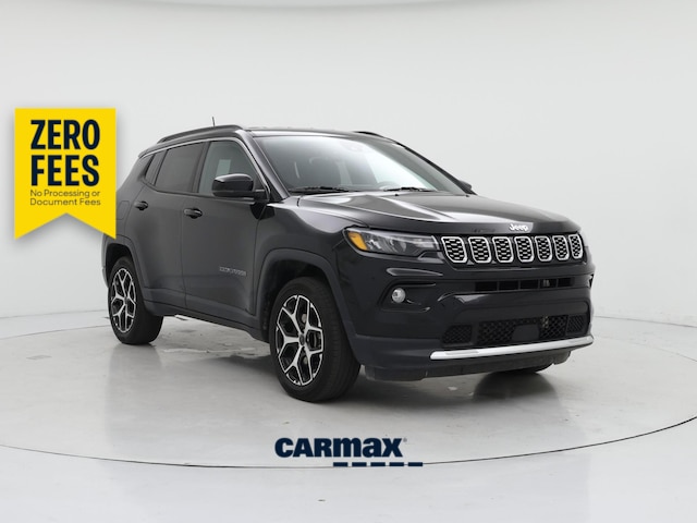 Black 2025 Jeep Compass SUV / Crossover Four-Wheel Drive Automatic