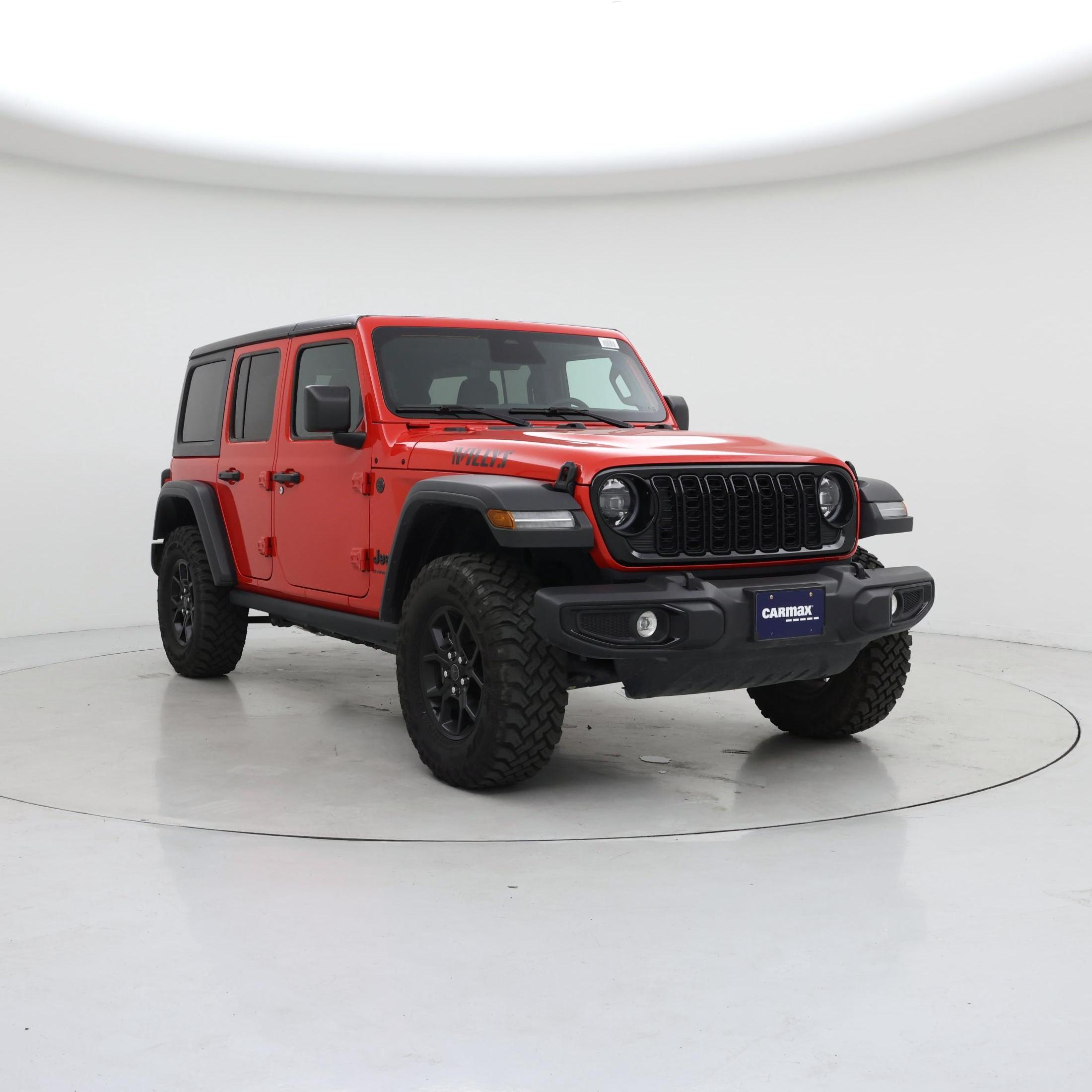 Red 2025 Jeep Wrangler SUV / Crossover Four-Wheel Drive Automatic