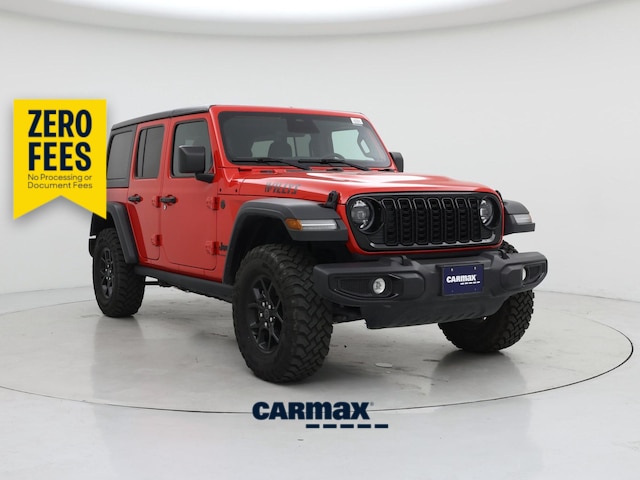 Red 2025 Jeep Wrangler SUV / Crossover Four-Wheel Drive Automatic