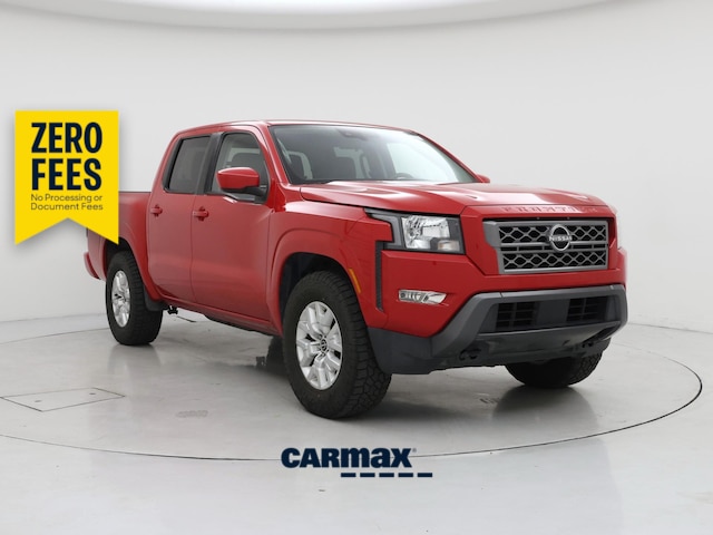 Red 2022 Nissan Frontier Pickup Truck Four-Wheel Drive Automatic