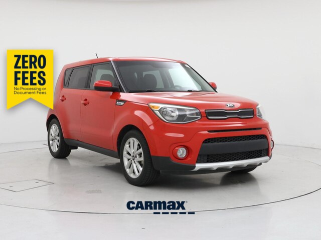 Red 2018 Kia Soul Wagon Front-Wheel Drive Automatic