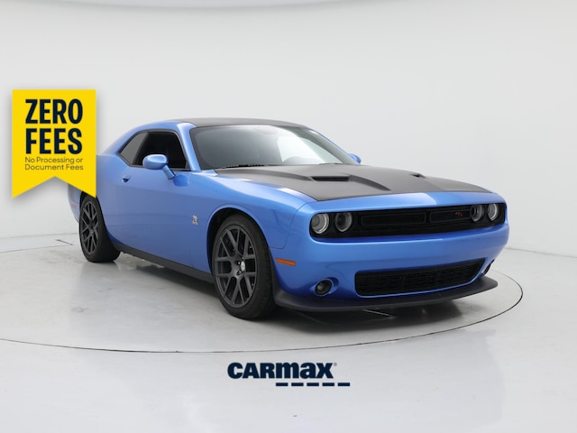Blue 2016 Dodge Challenger Coupe Rear-Wheel Drive Automatic