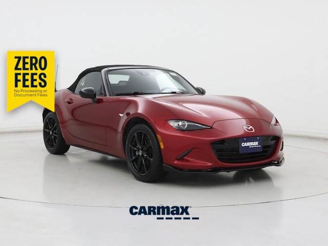 Red 2021 Mazda MX-5 Miata Convertible Rear-Wheel Drive Manual