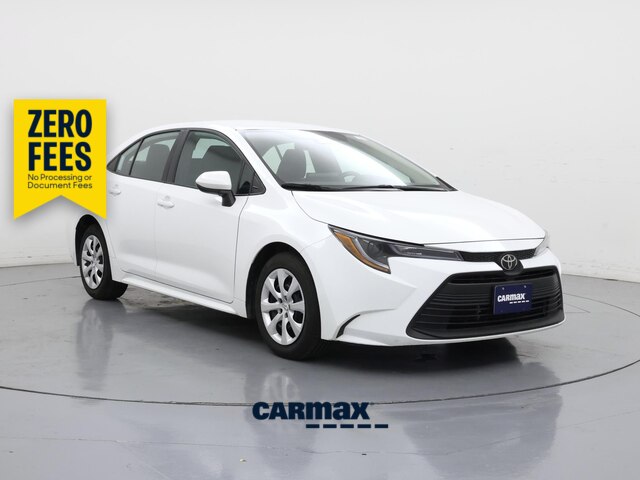 White 2025 Toyota Corolla Sedan Front-Wheel Drive Automatic