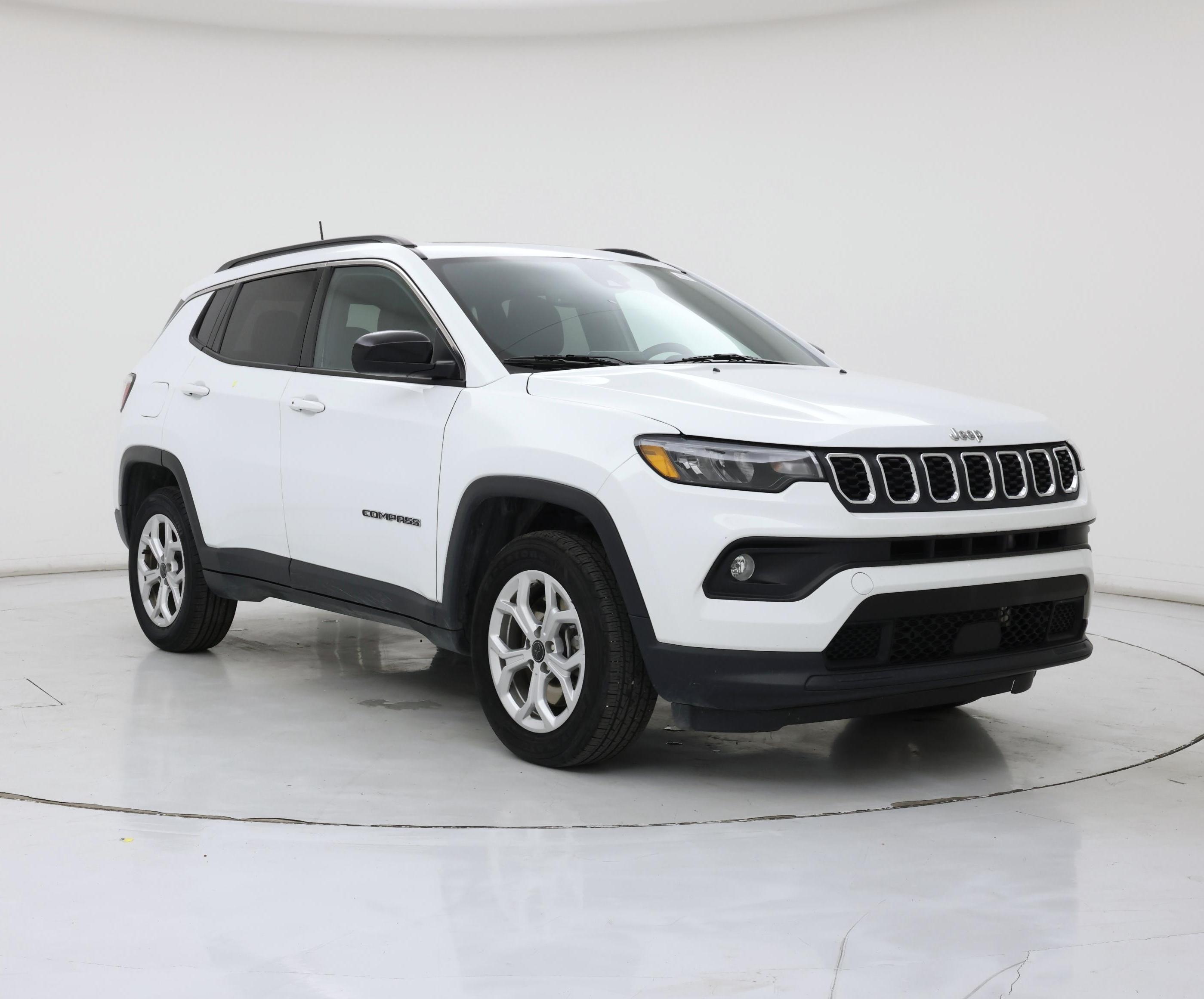 White 2025 Jeep Compass SUV / Crossover Four-Wheel Drive Automatic