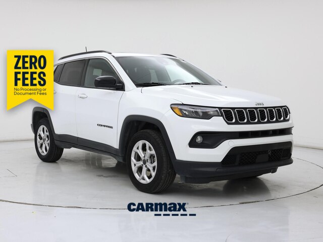White 2025 Jeep Compass SUV / Crossover Four-Wheel Drive Automatic