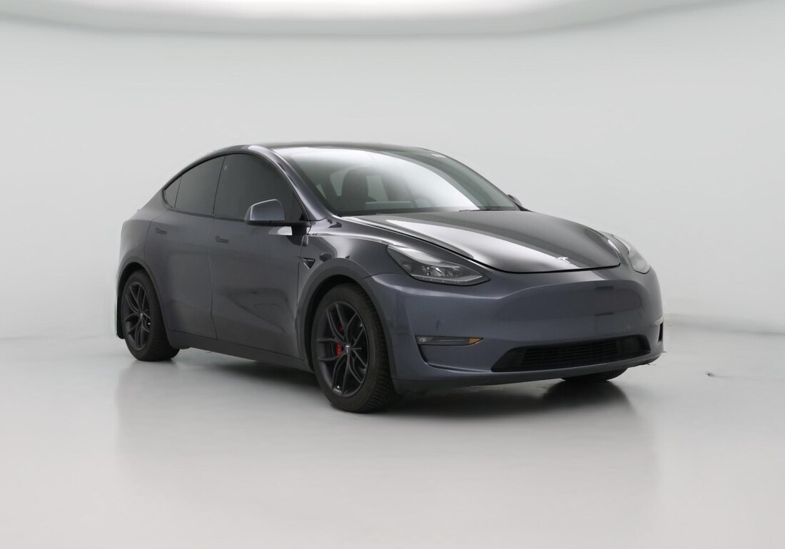 2021 Tesla Model Y Performance All-Wheel Drive in Gray — CarMax photo