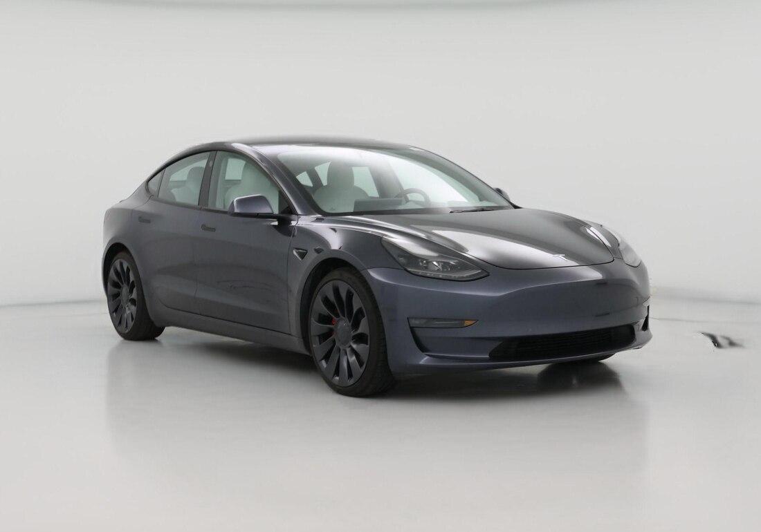 2022 Tesla Model 3 Performance in Gray — CarMax photo