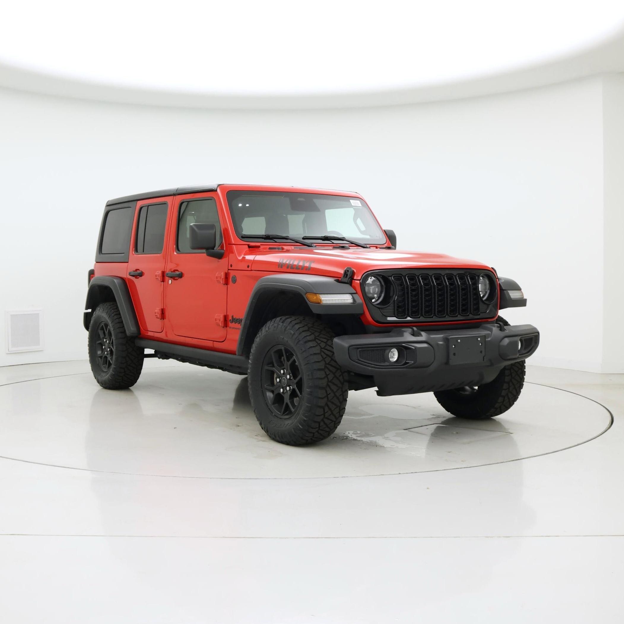 Red 2025 Jeep Wrangler SUV / Crossover Four-Wheel Drive Automatic