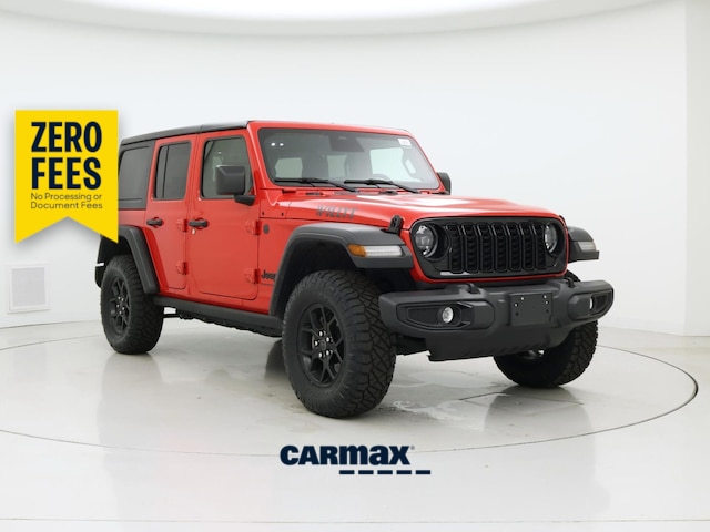 Red 2025 Jeep Wrangler SUV / Crossover Four-Wheel Drive Automatic