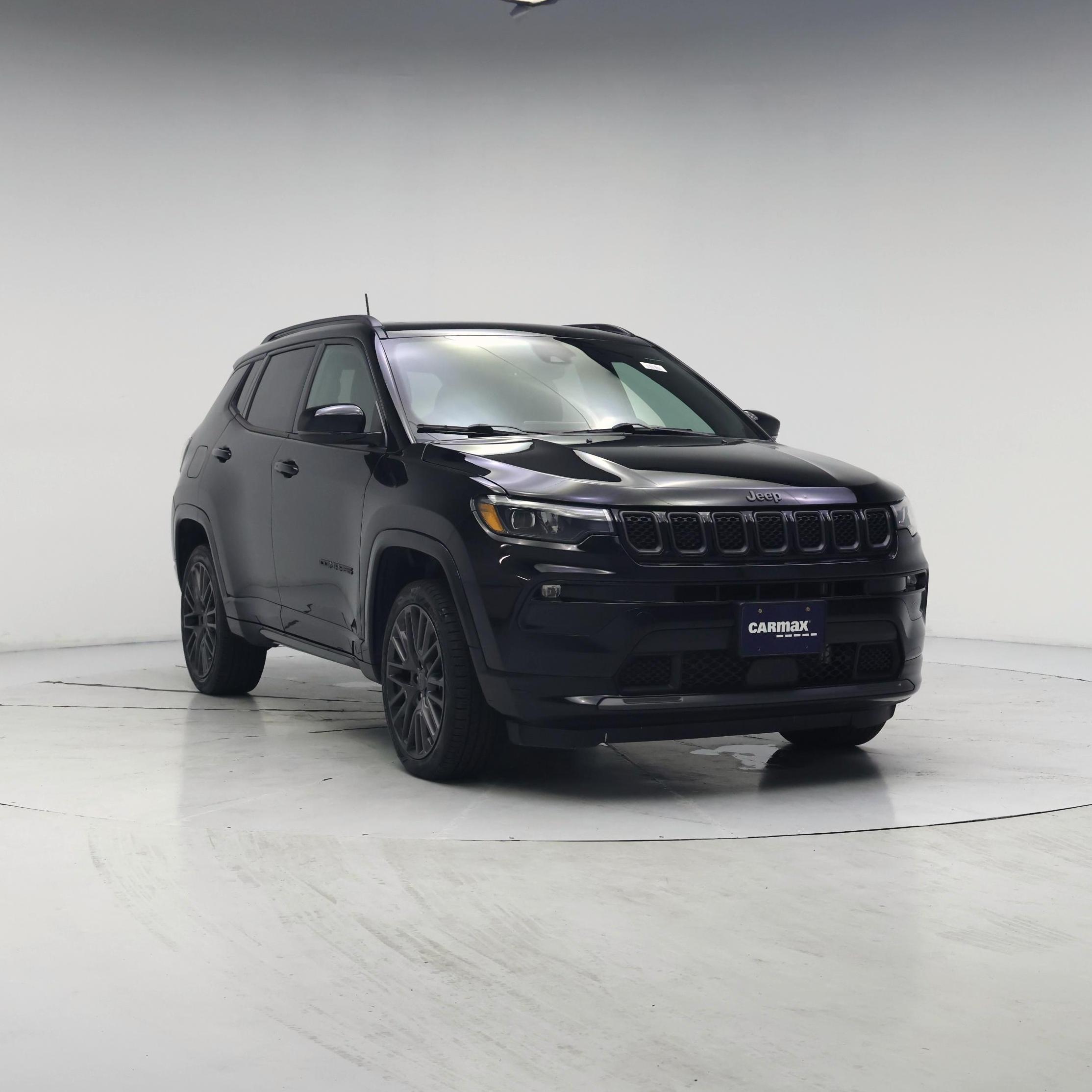 Black 2023 Jeep Compass SUV / Crossover Four-Wheel Drive Automatic