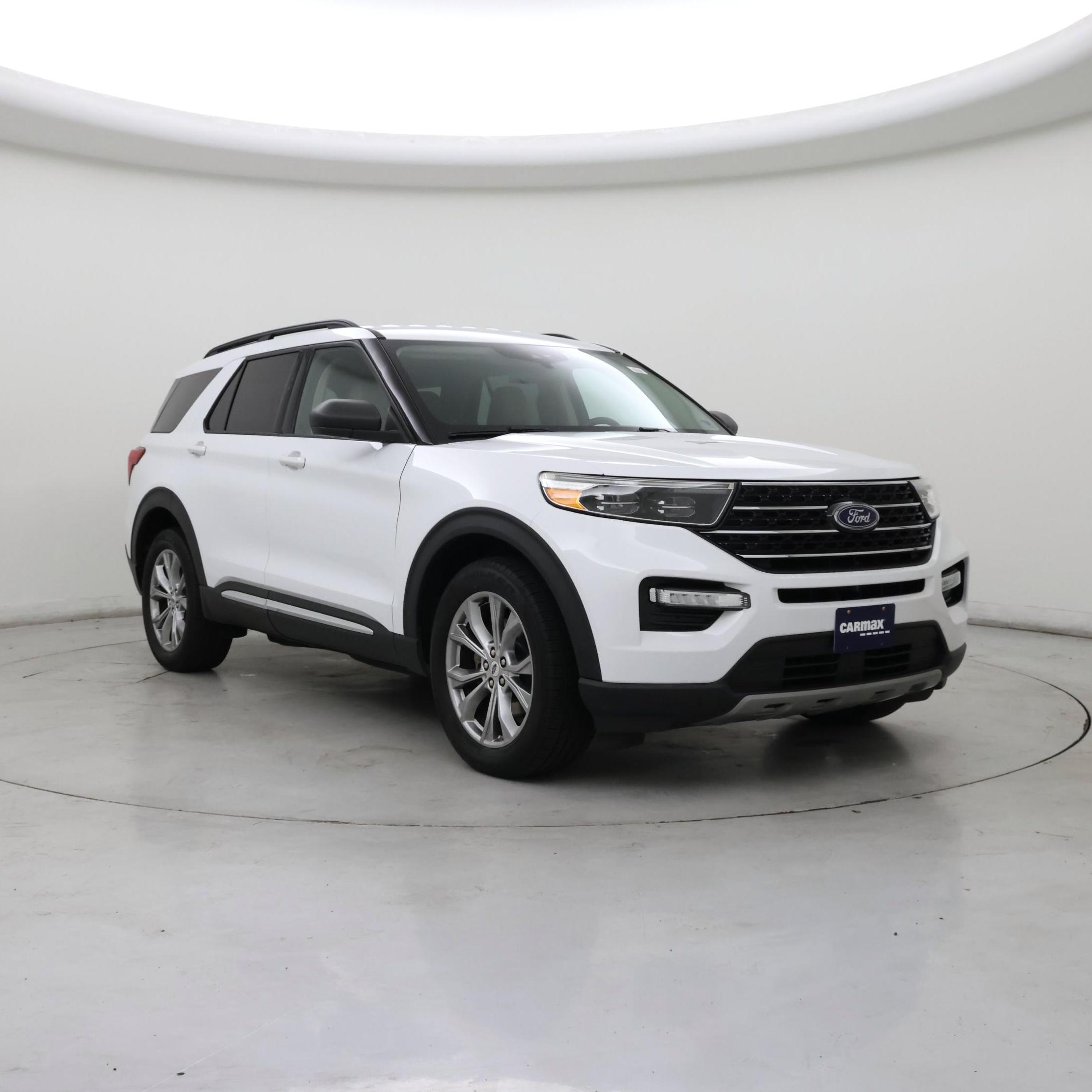 White 2020 Ford Explorer SUV / Crossover All-Wheel Drive Automatic