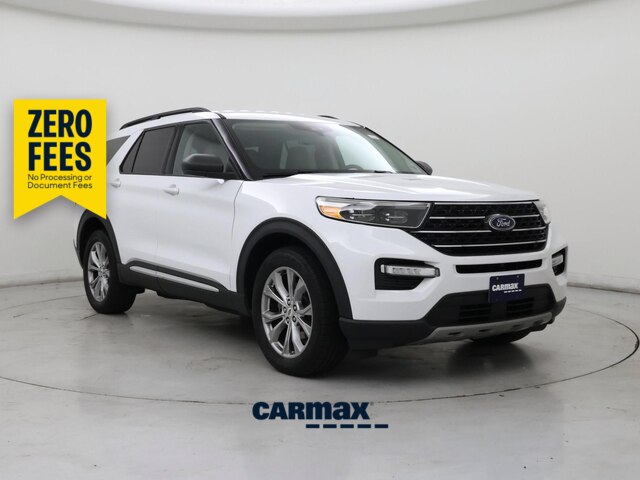 White 2020 Ford Explorer SUV / Crossover All-Wheel Drive Automatic