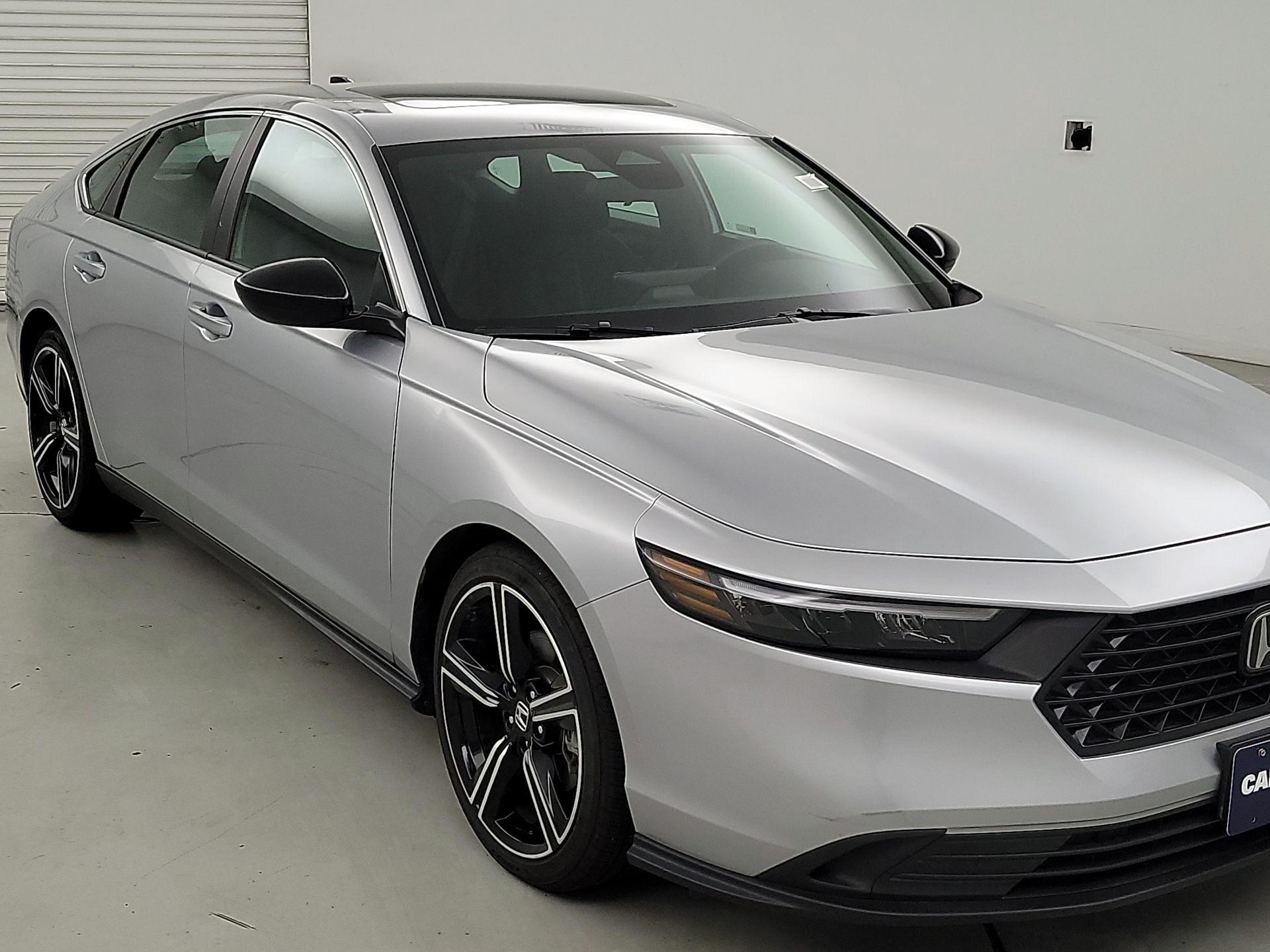 Gray 2025 Honda Accord Hybrid Sedan Front-Wheel Drive Automatic
