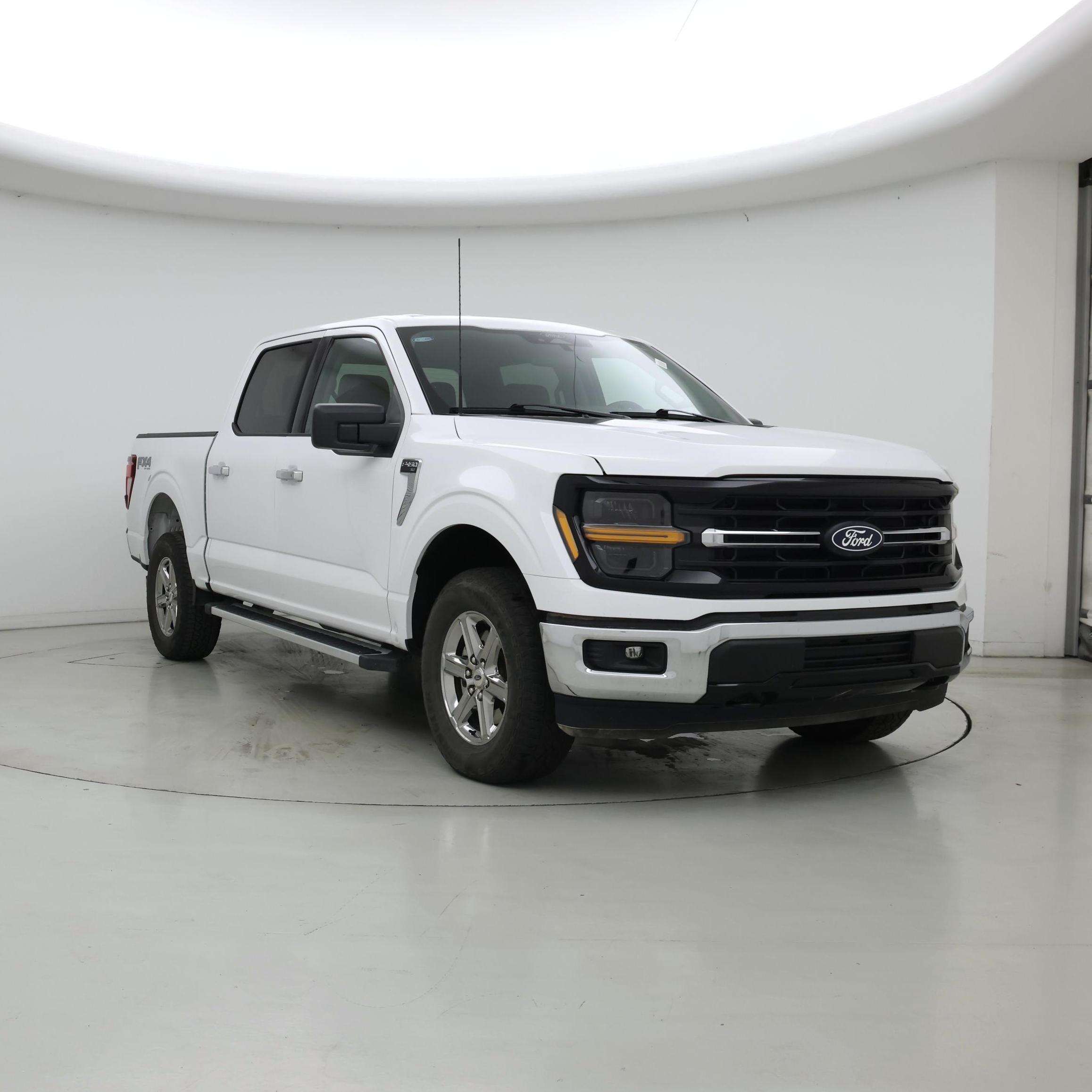 White 2025 Ford F-150 Pickup Truck Four-Wheel Drive Automatic